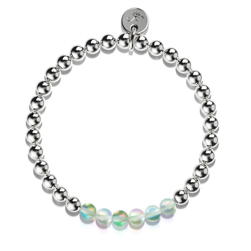Smaragd | Silber | Meerjungfrau Glas Ausdruck Armband
